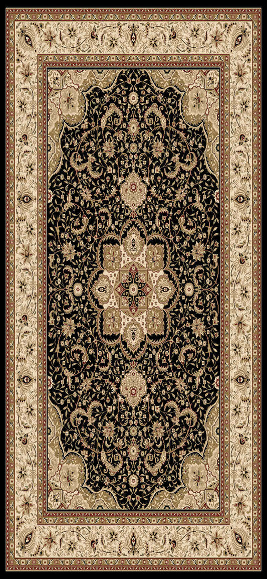 Isfahan 3891 Black ( 091 ) Only Store Item