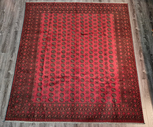 Afghan Aqcha Red L 248 X 300 cm