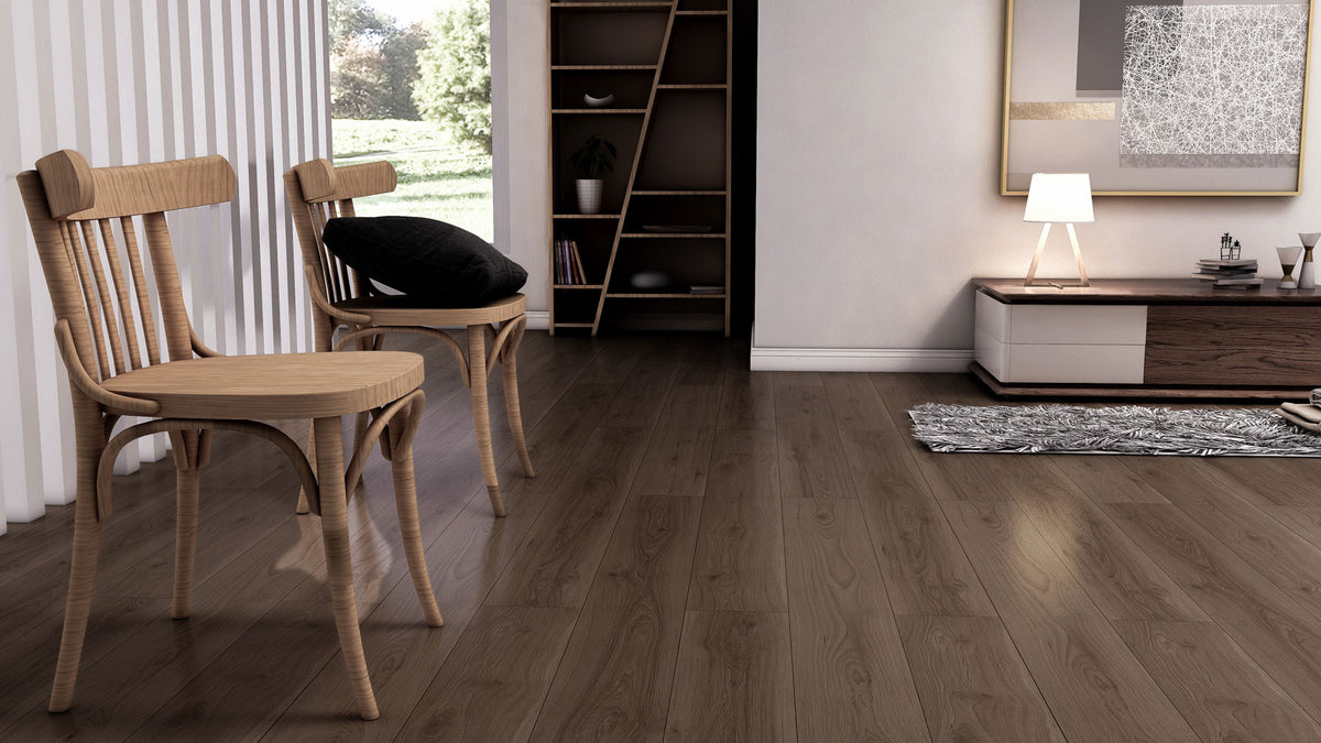 OAKSTEP LAMINATE FLOORING - OS107 AMERICAN WALNUT