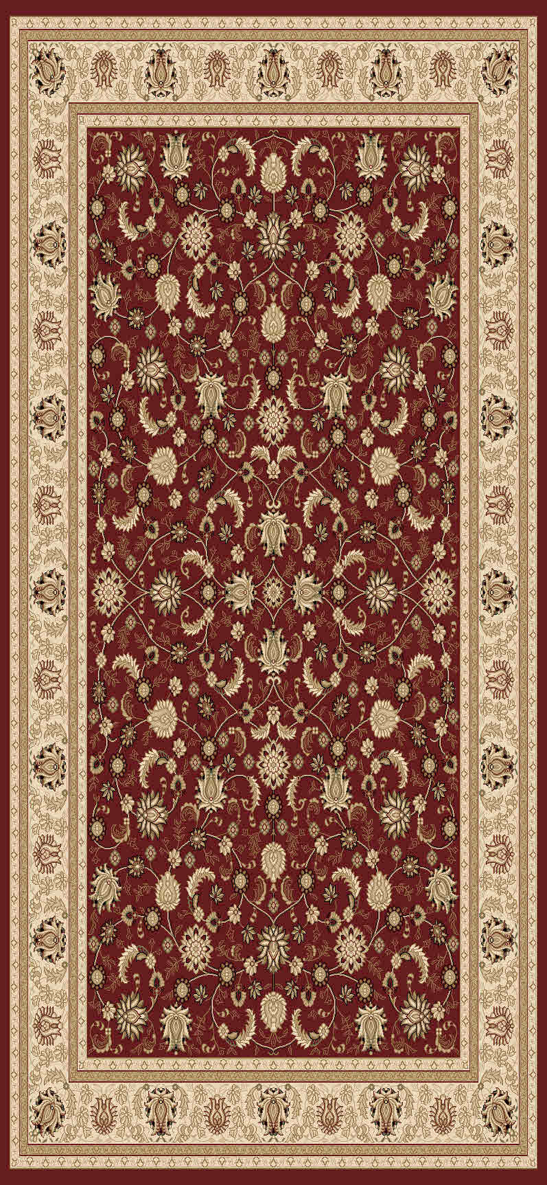 Isfahan 12679 Red ( 010 ) Only store Item
