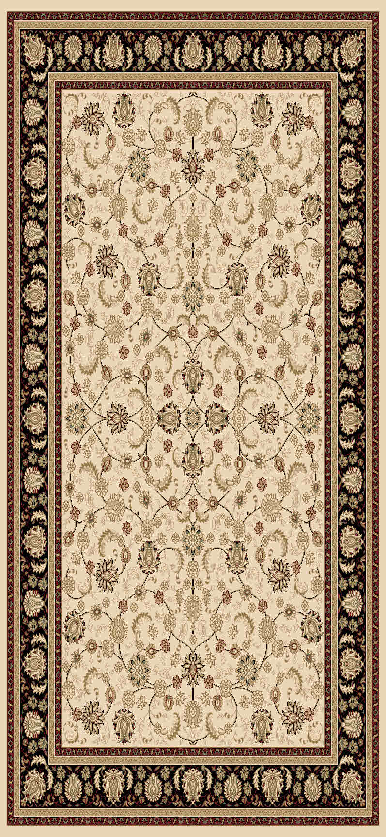 Isfahan 12679 Cream ( 060 )  Only Store Item