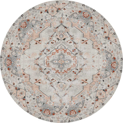 Sauville Multi Washablev Round Rug - VITAL 2463-00
