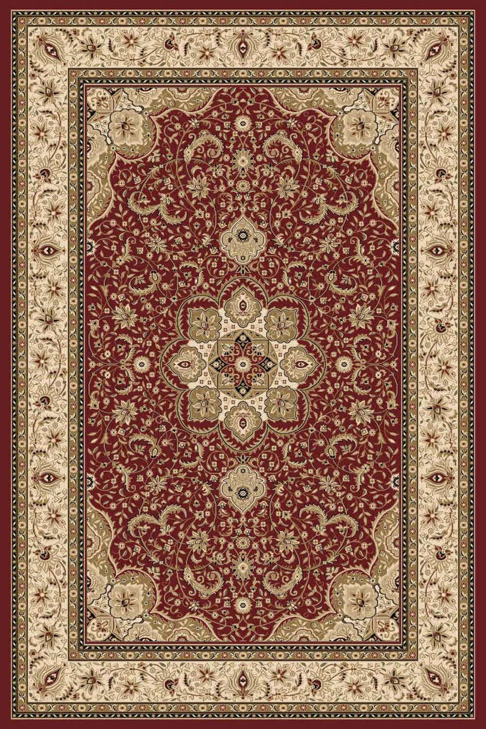 Isfahan 3891 Red ( 011 ) Only Store Item