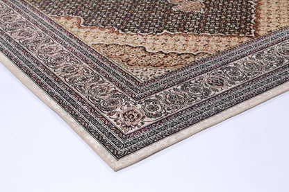 Angelic Medallion Gold Non-Slip Rug - ANGE11