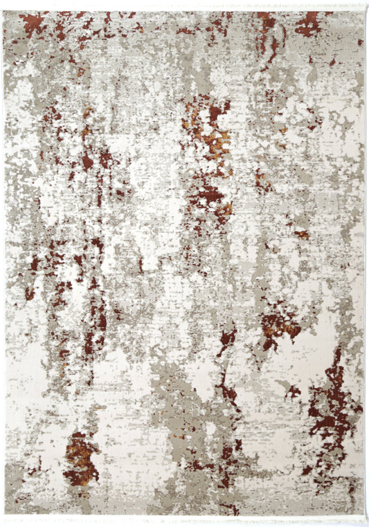 Bohemian Paradise One Modern Beige Terracotta Rug - 01BTER