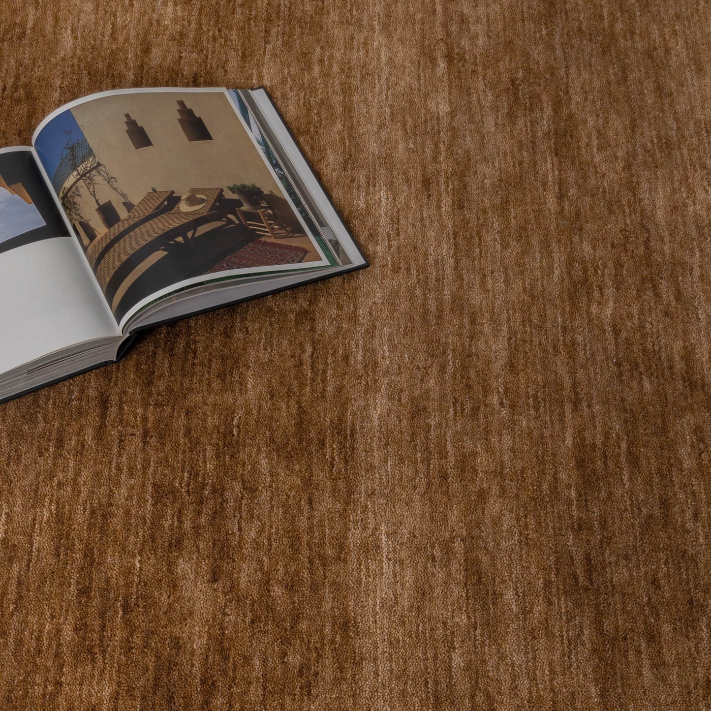 Charleston Hand-Knotted Wool Rug Butterscotch