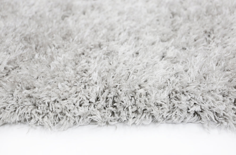 Flokati Super Soft Ultra Thick Shag Rug Silver