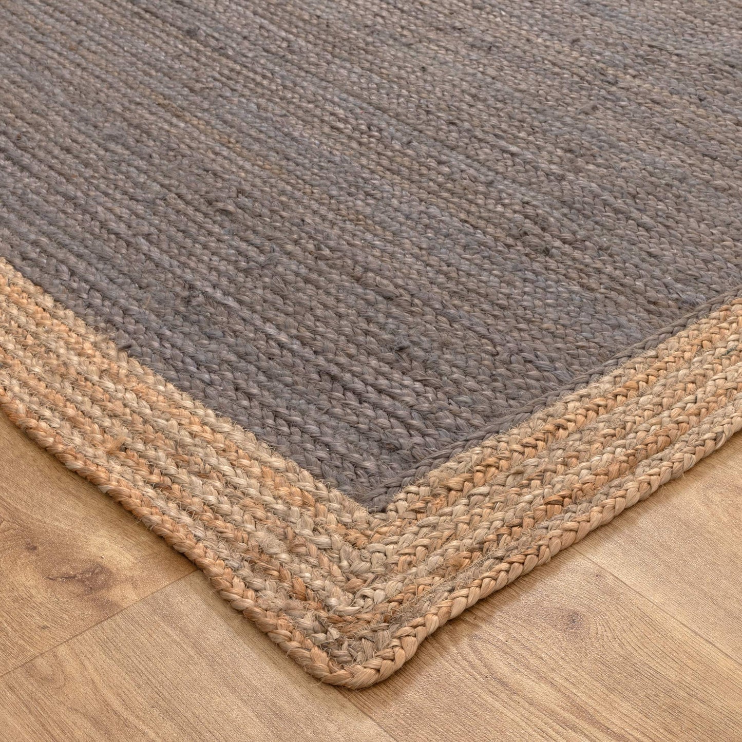 Hampton Taupe Centre Jute Rug