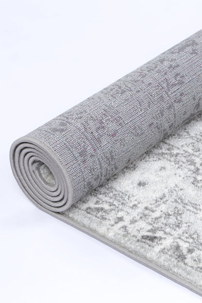 Provence Montpellier Grey Traditional Rug - PROV09