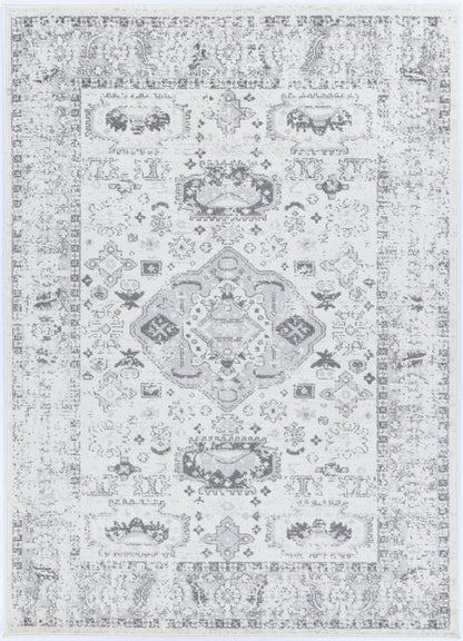 Provence Trellis Cream & Light Grey Rug - PROV10