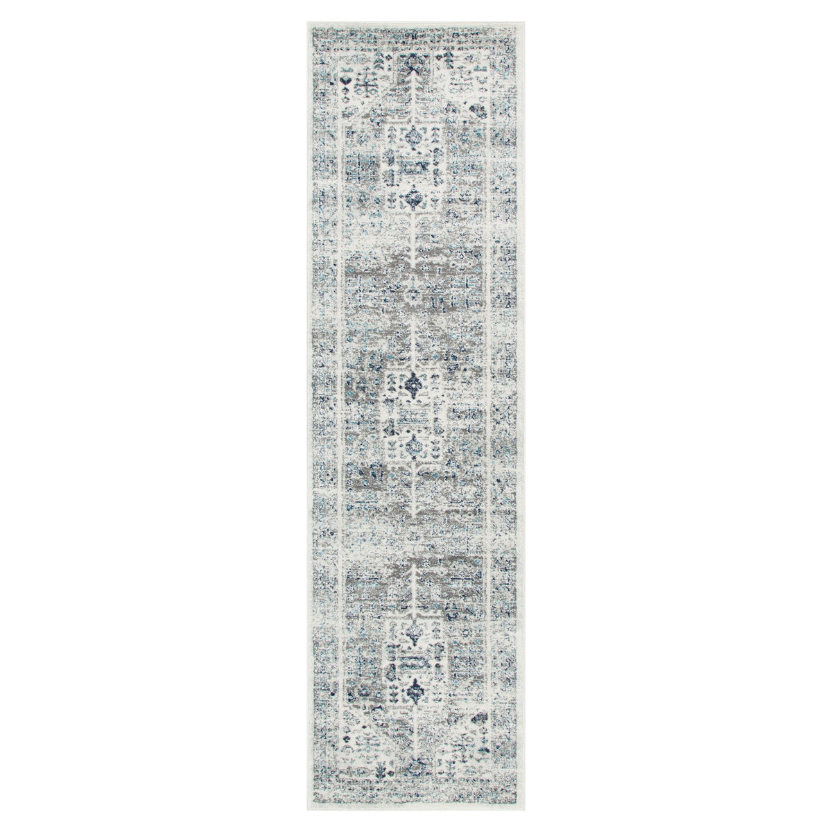 Provence Celts Cream Blue Traditional Rug - PROV14