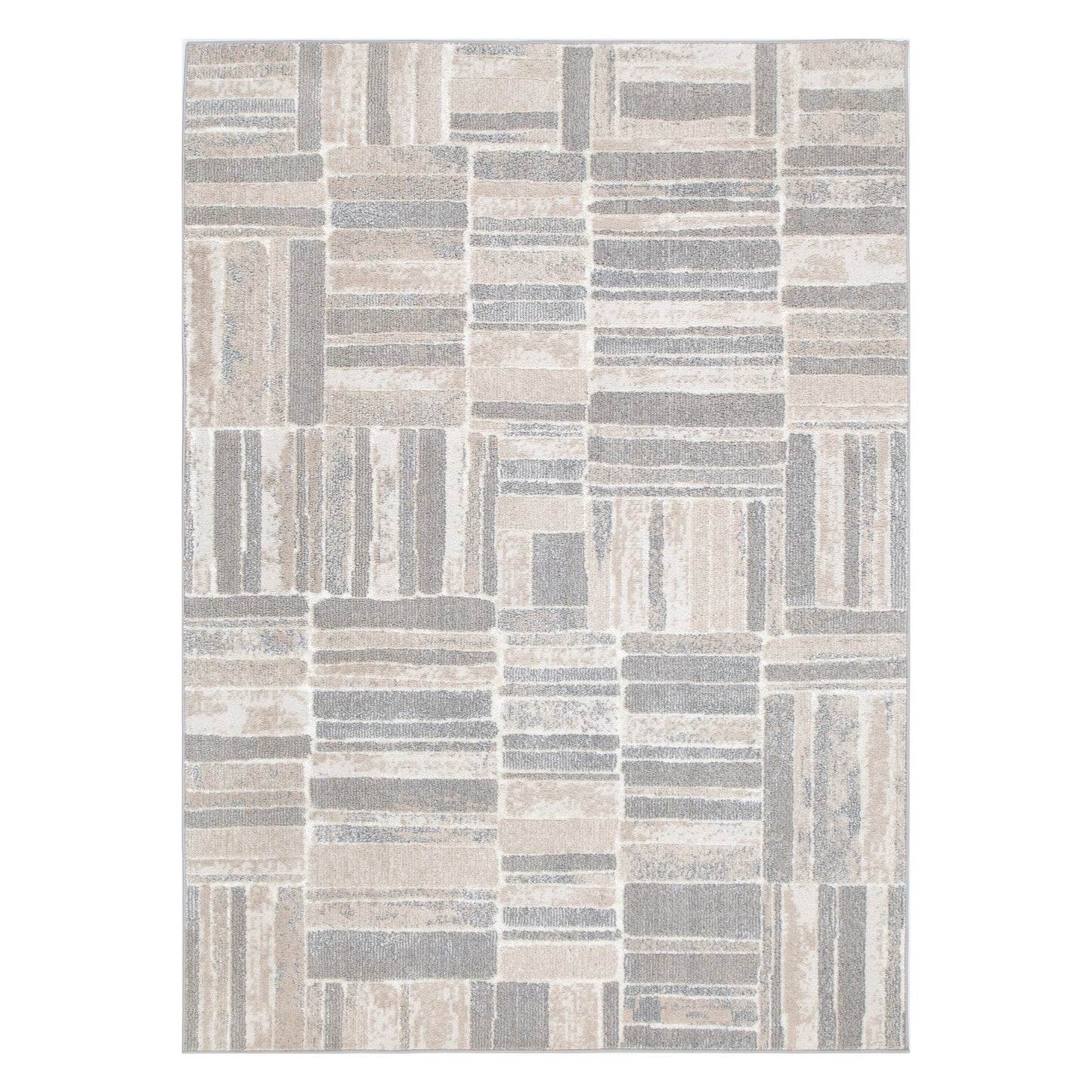 Santana Tetris Neutral Rug - SANTA04