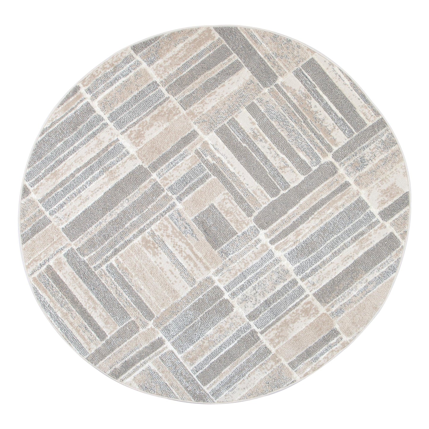 Santana Tetris Neutral Rug - SANTA04