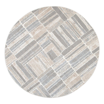 Santana Tetris Neutral Rug - SANTA04