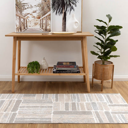 Santana Tetris Neutral Rug - SANTA04